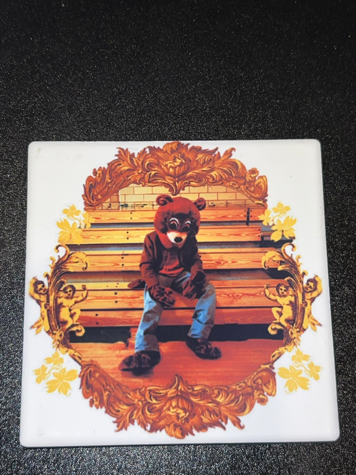 Kanye West The College Dropout Vinyl Cover Coaster