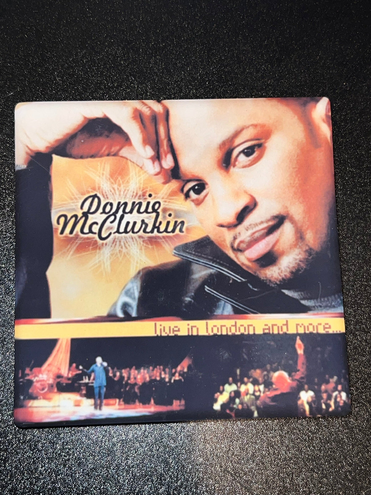 Donnie McClurkin Live in London and More Vinyl Cover Coaster