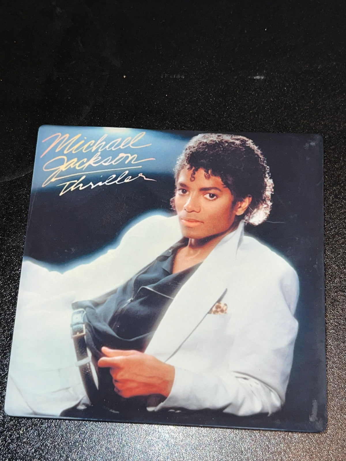 Michael Jackson Thriller Vinyl Cover Coaster