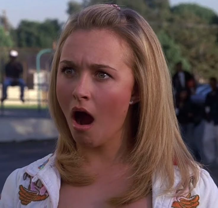 Shocked Blonde Magnet