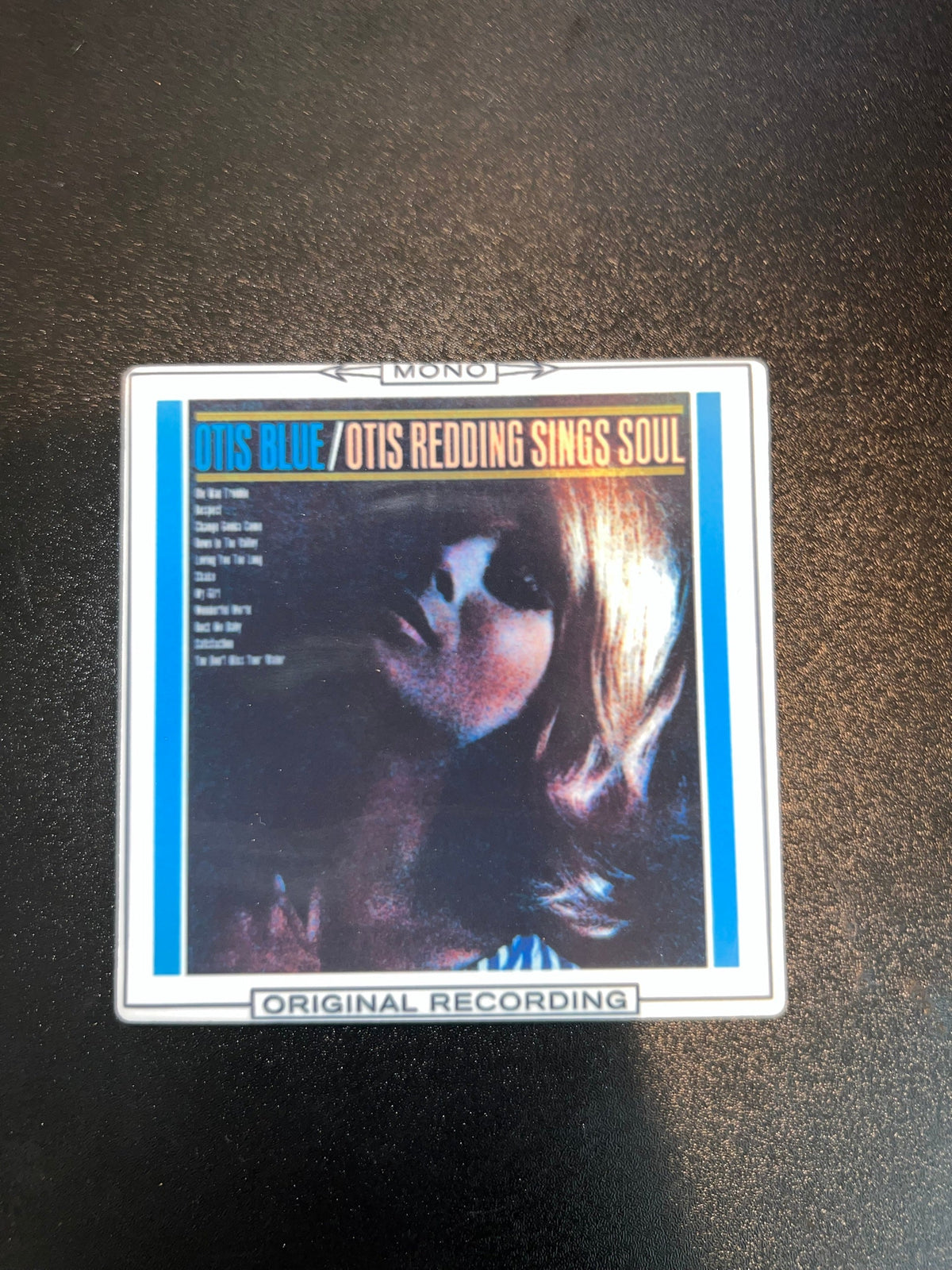 Otis Redding Otis Blue Vinyl Cover Coaster