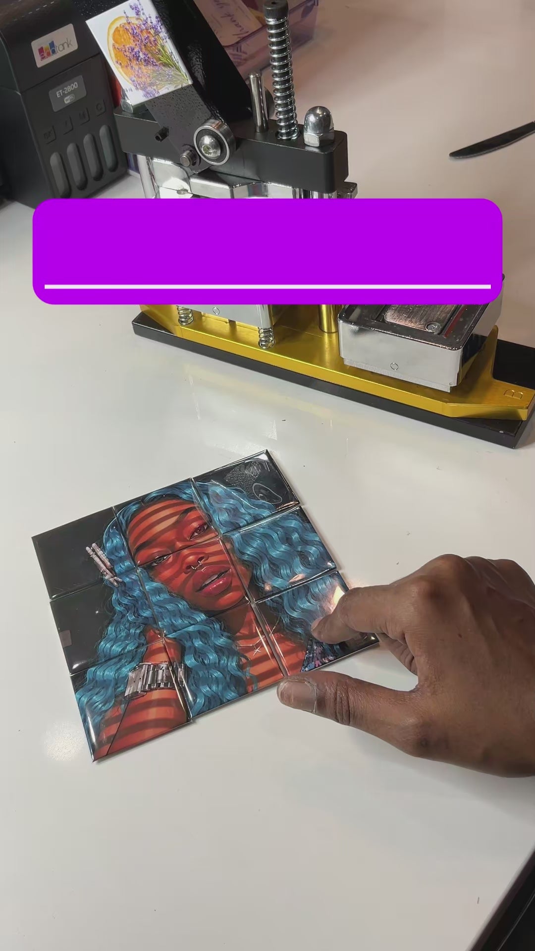 Custom Photo Magnet Puzzle, 9 Piece