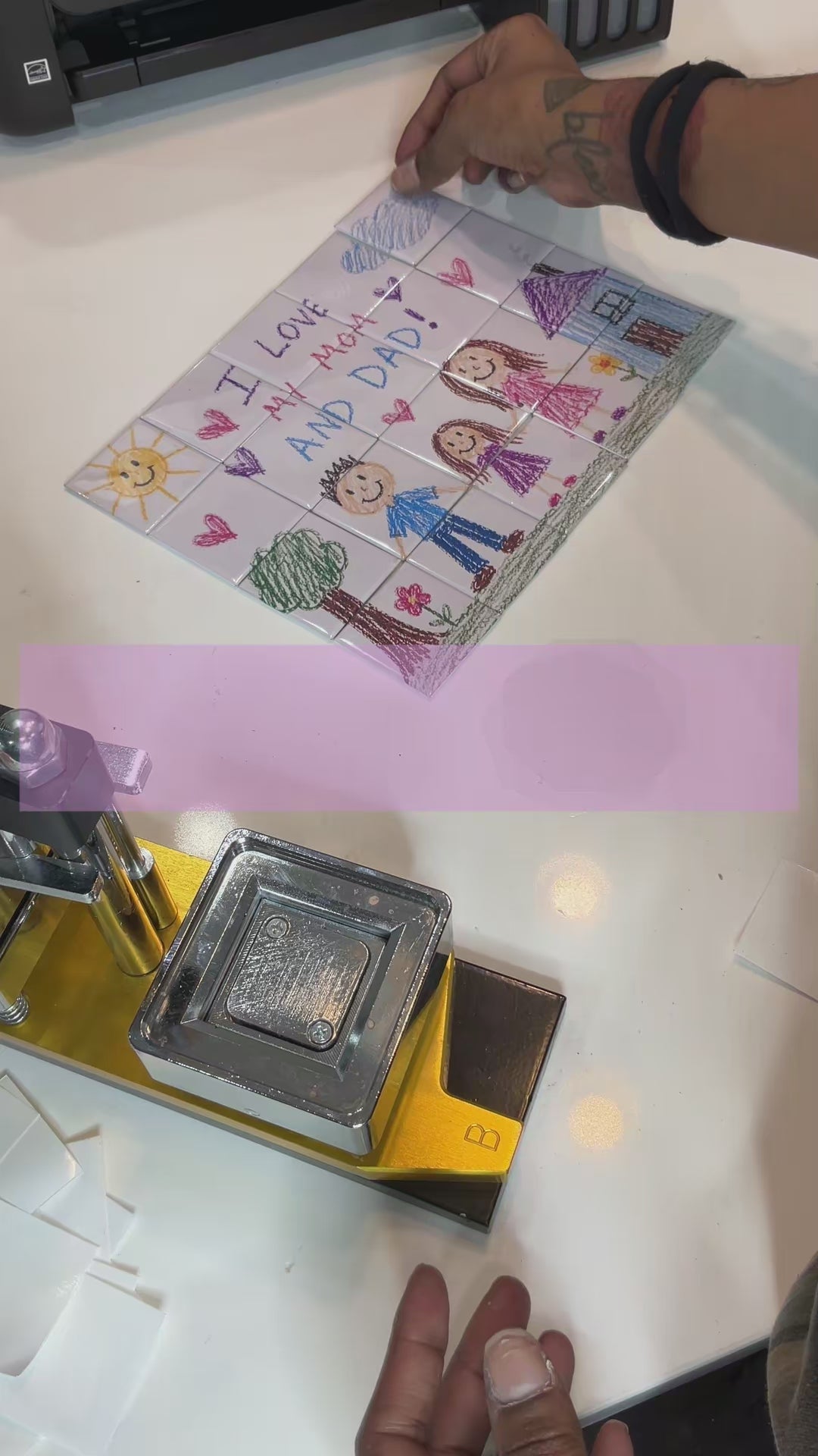 Custom Kids' Art Magnet Puzzle