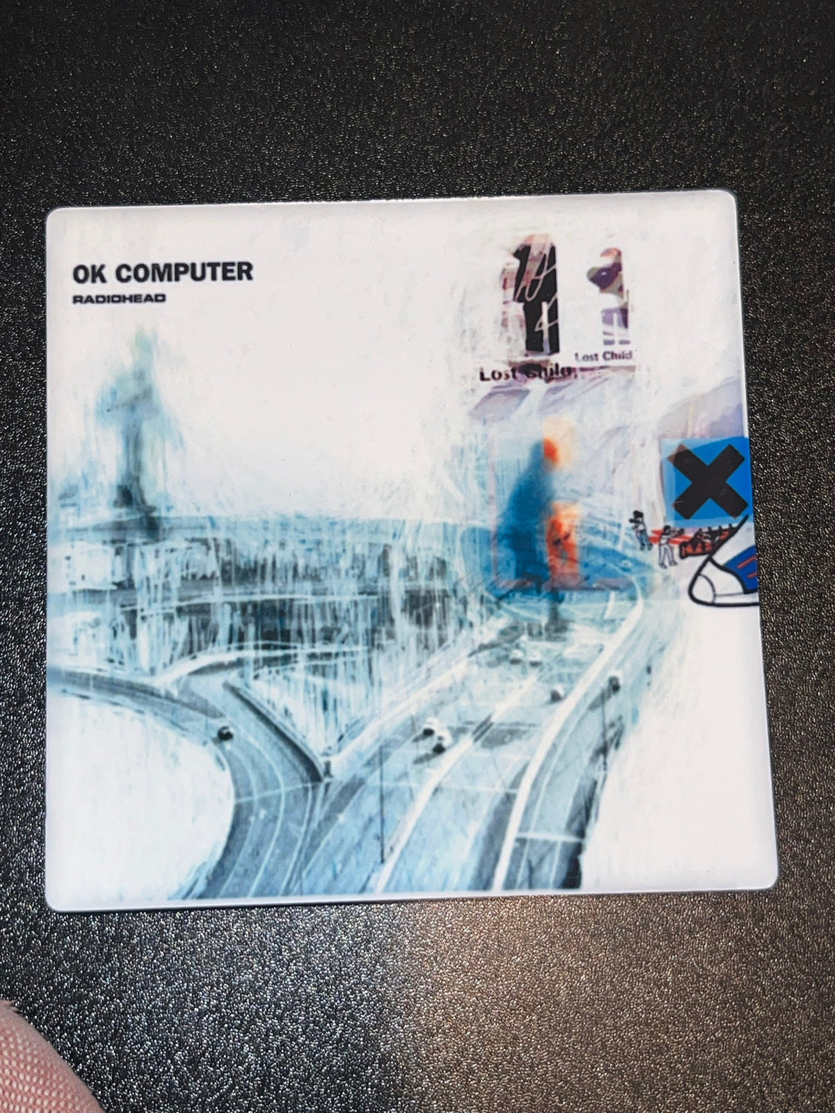 Radiohead OK Computer Vinyl Cover Coaster
