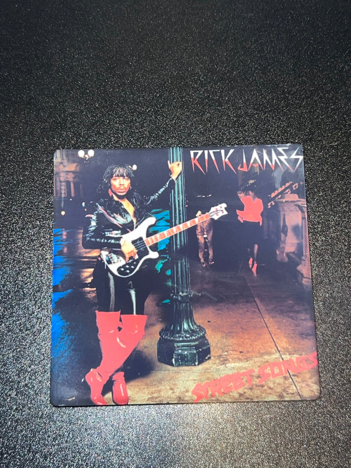 Rick James Street Songs Vinyl Cover Coaster