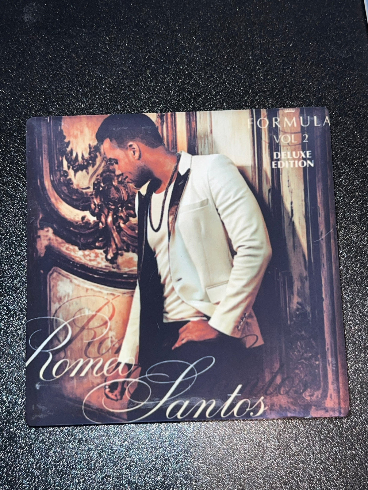 Romeo Santos Formula Vol 2 Vinyl Cover Coaster