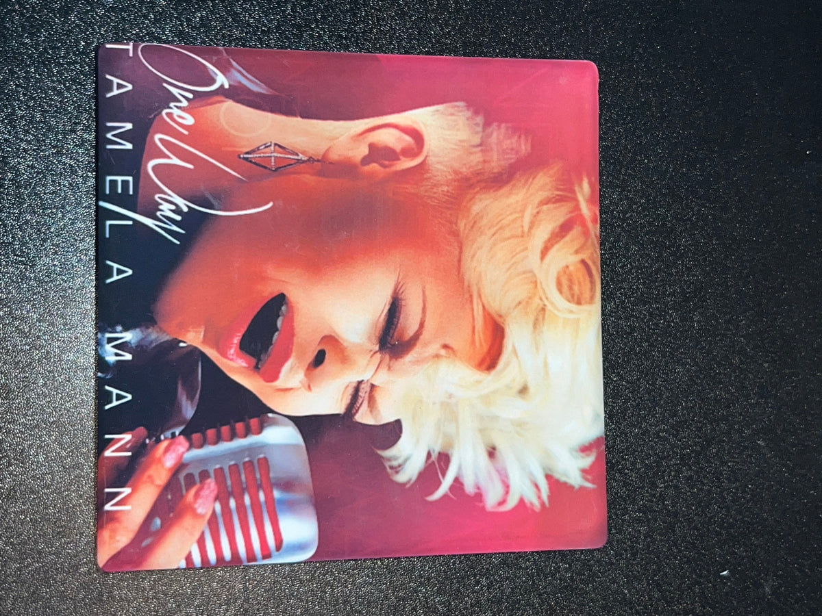Tamela Mann One Way Vinyl Cover Coaster