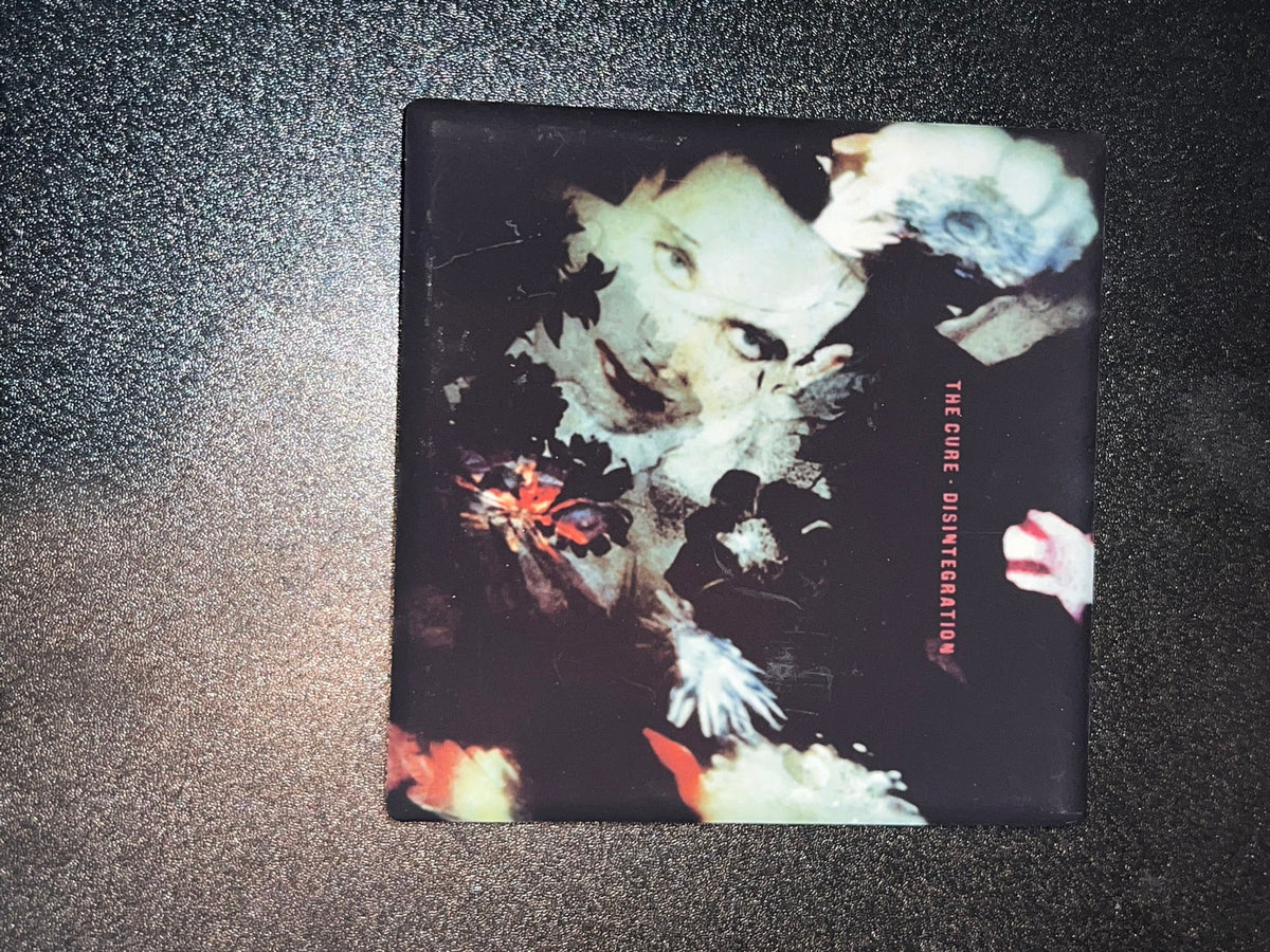 The Cure Disintegration Vinyl Cover Coaster