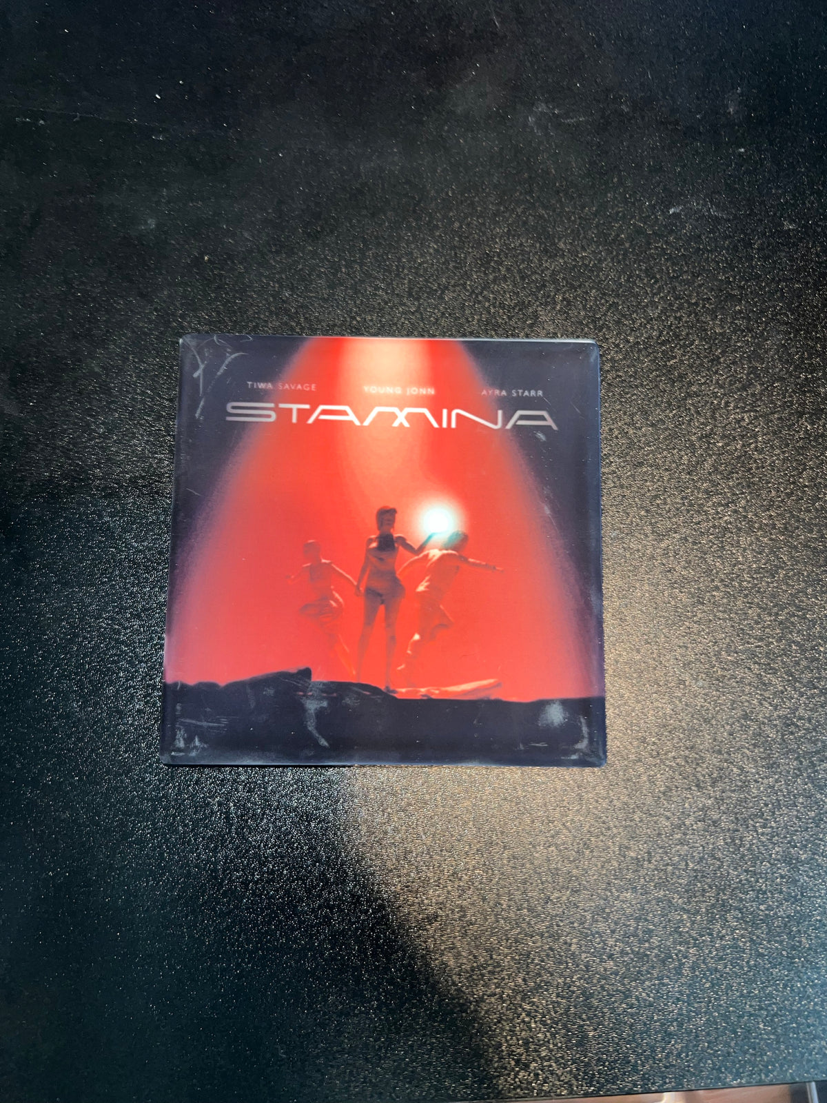 Tiwa Savage Young Jonn Ayra Starr Stamina Vinyl Cover Coaster