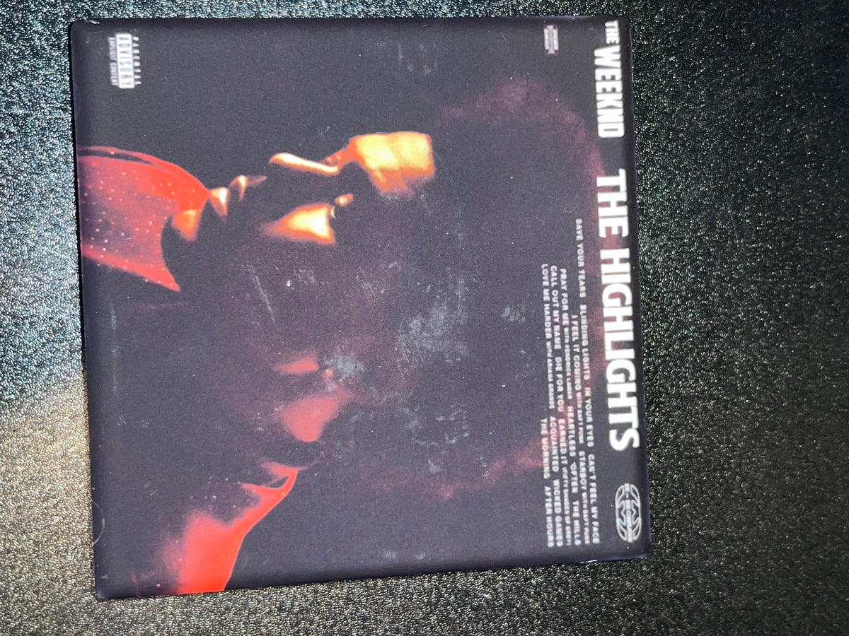 The Weeknd The Highlights Vinyl Cover Coaster