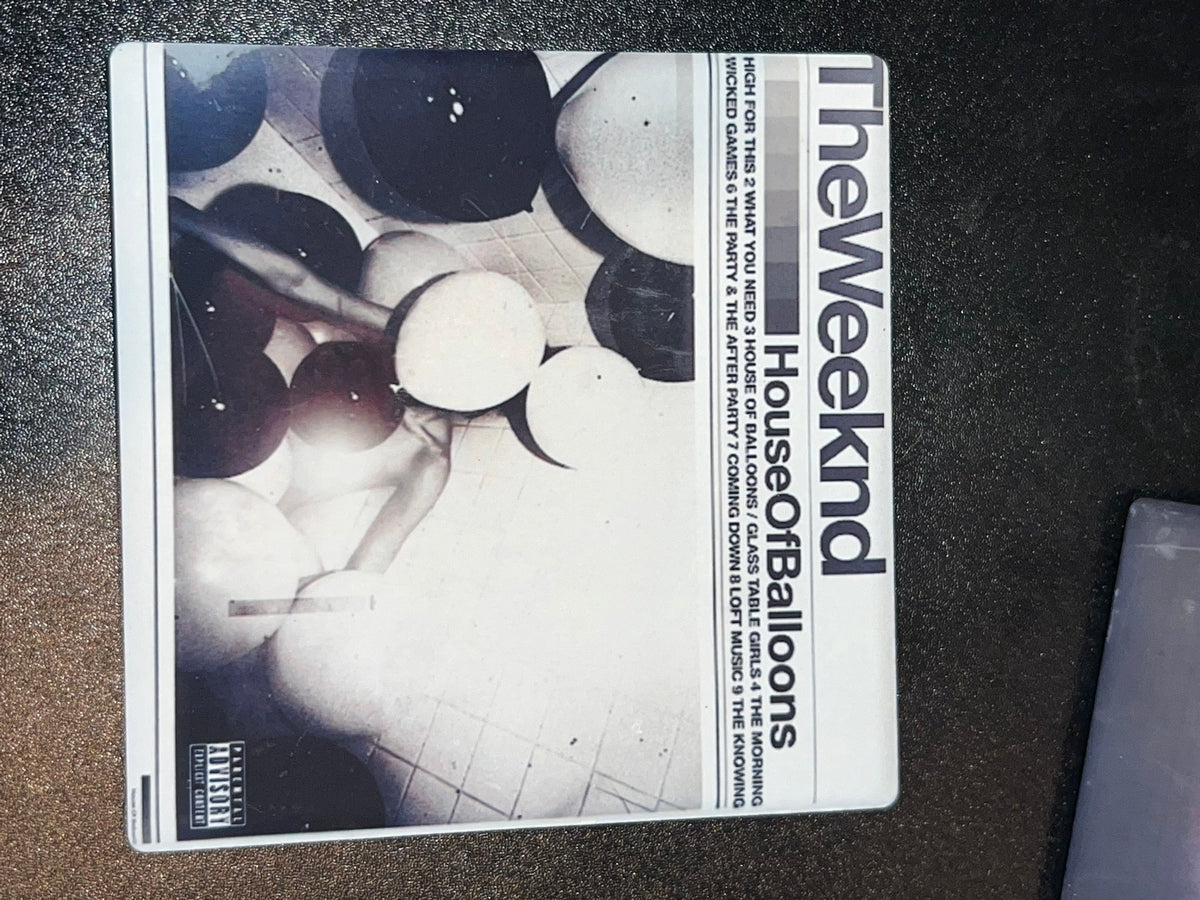 The Weeknd House of Balloons Vinyl Cover Coaster